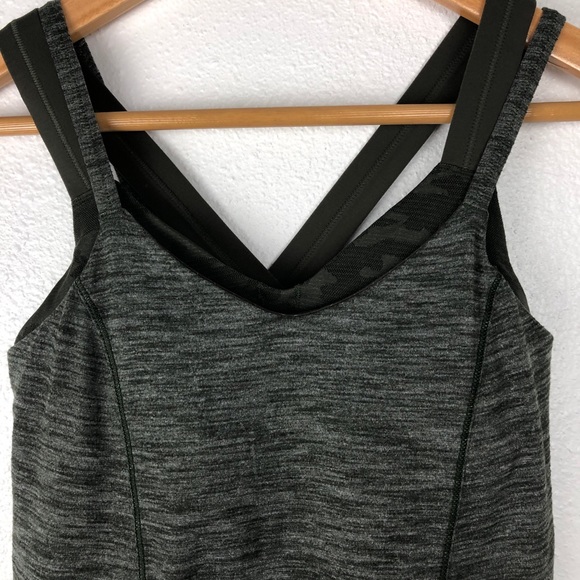 Lululemon army green built in camouflage bra top - Picture 7 of 7